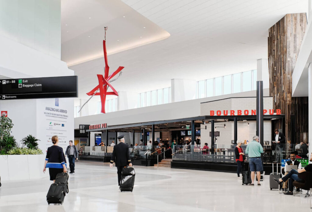 San Francisco International Airport’s Harvey Milk Terminal 1, Boarding Area B